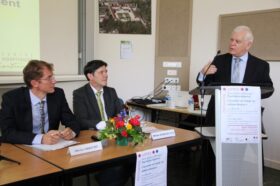 Olivier OBRECHT, Directeur Général adjoint de l’Agence Régionale de Santé Bourgogne – Franche – Comté, Bruno MADELPUECH, Directeur du Centre Hospitalier La Chartreuse, Jean-Jacques BOSC, Procureur Général près la Cour d’Appel de Dijon