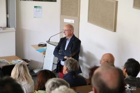 Louis Melchior de Vogüe. - Visite de la Sopciété Bourguignonne des Amis des Arbres au CHLC