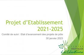 État d'avancement des projets supports 2023