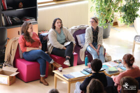 Lucie DUCLOUX, psychologue, CRA Bourgogne, Dr Lise JAFFELIN, psychiatre, CRA Bourgogne et Dr Juliette MARTIN, psychiatre, cheffe du pôle réhabilitation CH La Chartreuse