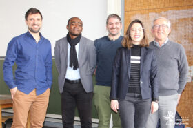 Dr GUILLET Clément, Dr ENDOMBA- ANGONG Teddy, Baptiste LIGNIER – Maitre de Conférence en psychologie Clinique, Dr BERTHIER Johanna et Dr GIROD Jean-Claude